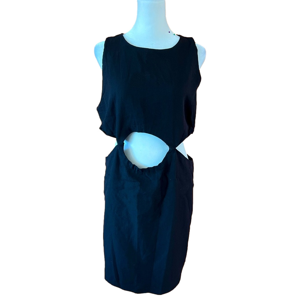 Kourt Black Cutout Dress Women's